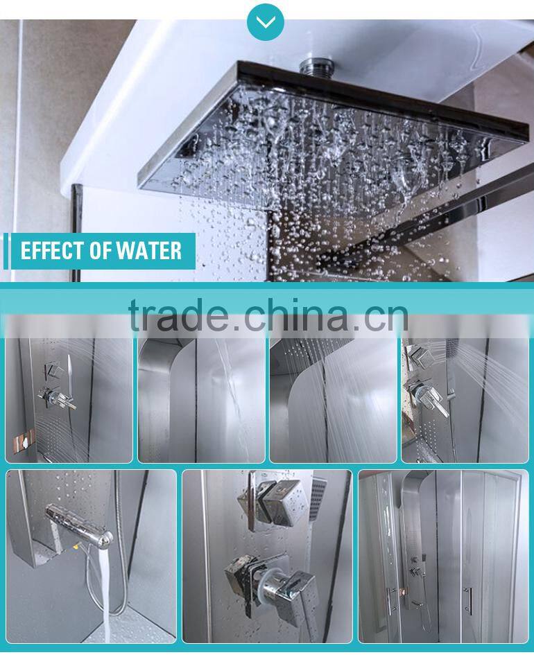 Alibaba sanitary ware stainless steel shower panel watermark