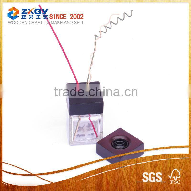 ZX-978 fashion wooden perfume cap for car perfume bottle