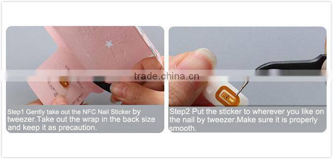 Nail Art New Product Flickering NFC Nail Stickers for Nail Art Decoration Shine every moment