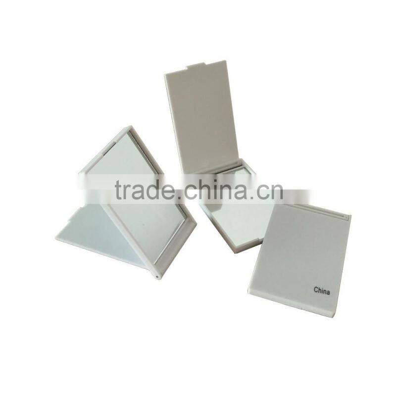 pantone colored plastic small makeup mirror