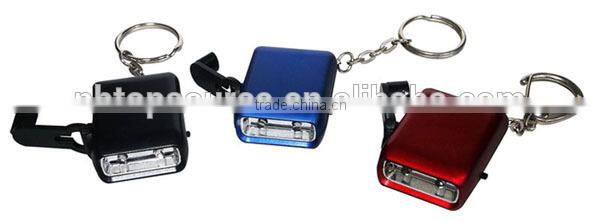 TE342 Dynamo Charger 2Led Robot Shaped Hand Press Power Flashlight