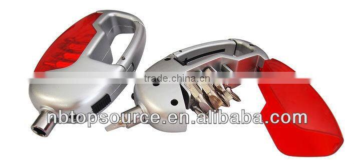 NEW! 8pcs Screwdriver with LED Torch Carabiner