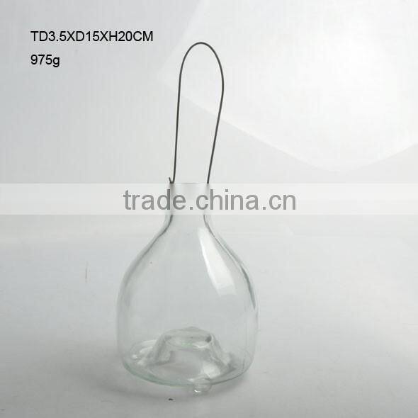 most popular transparent/decorative/spray glass insect trap for supermarket /garden decor