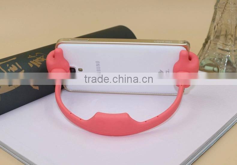 The Thumb Design Mini Plastic Ok Universal Portable Stand Holder smart cell phone Mount For Mobile phone