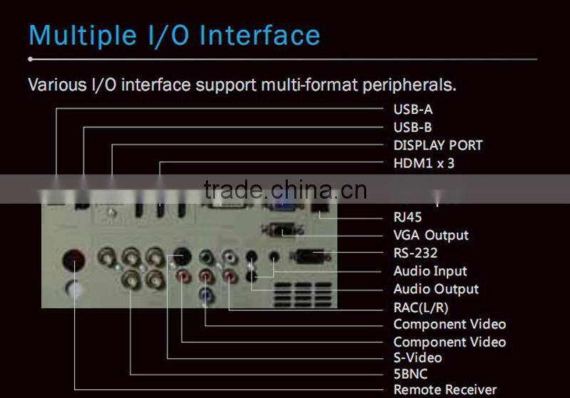 7000lumens auto Focus HDMI DVI USB DP Digital multimedia video 7000 ansi lumens hdmi projector