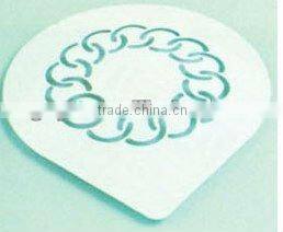 Plastic cake decoration designs cake stencil
