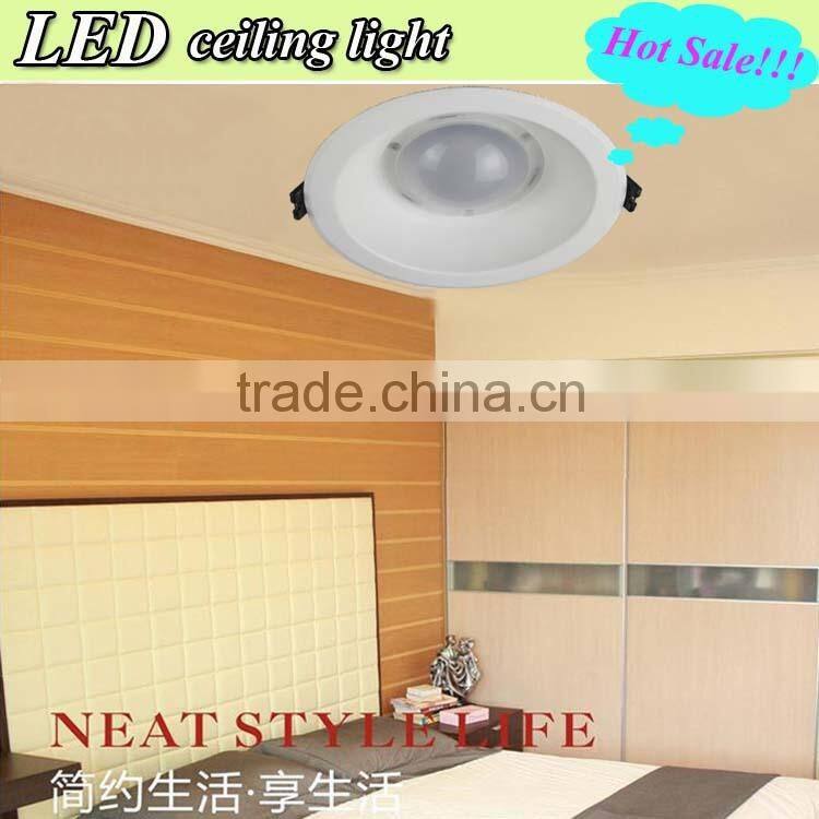 wide angel high lumen indoor 10w COB LED downlight curved light wholesale