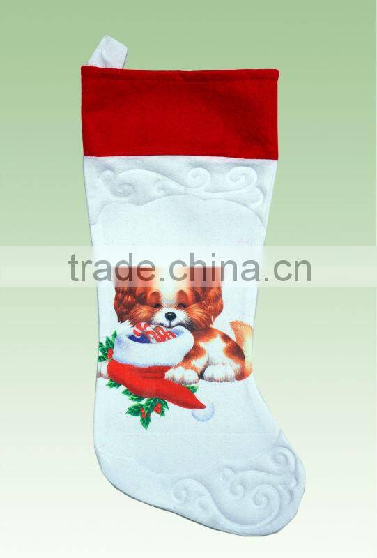 felt customized Xmas stocking