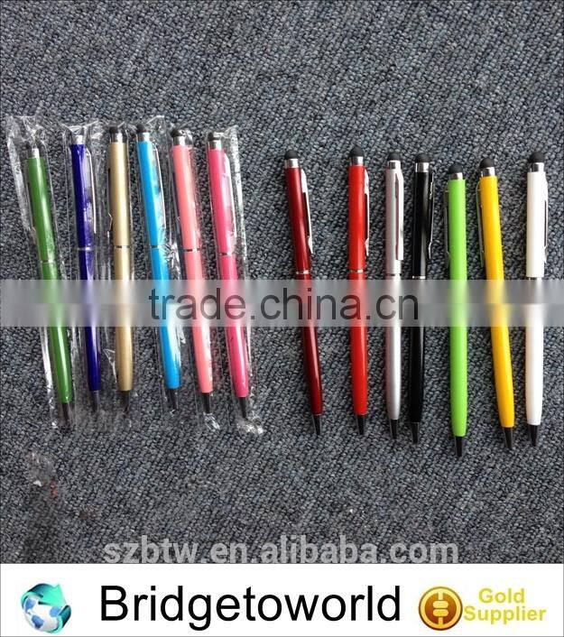 bulk ballpoint pens touch pen for business promotion stylus ball touch pens