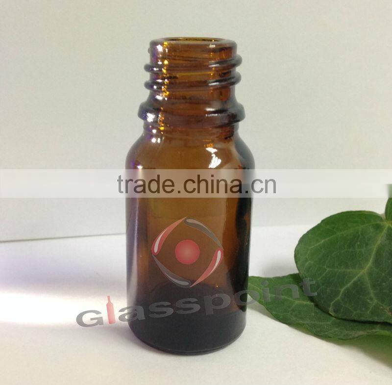 Amber Boston Round Glass Bottle 1 oz with Blk Atomizer, 30ml sprayer boston round glass bottle