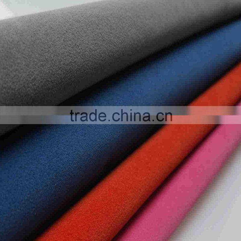 flocking leather medium peeled synthetic leather fabric for handbag leather jacket leather shoe