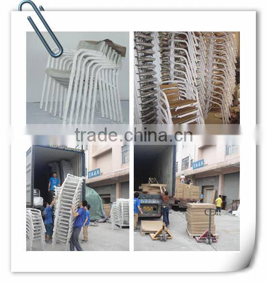 modern outdoor aluminium bar arm hotel chair YC002