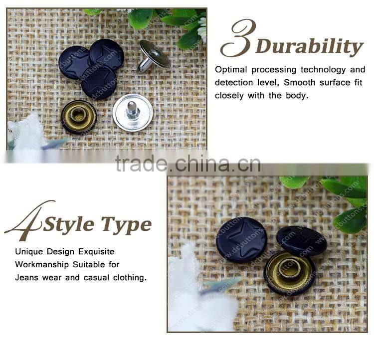 Nickle-free brass rivets metal decorative garment rivet