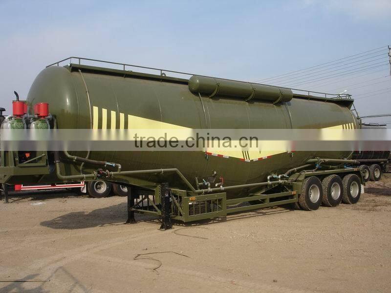 50M3 3 axle bulk cement powder tank truck semi-trailer/ semitrailer ( bulk cement)