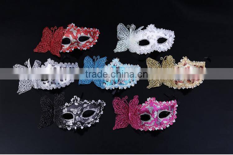 Pretty Painted Butterfly Mask Dance / Party Performing Mask / Halloween Mask