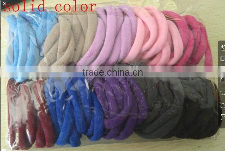 lace women hair accessories thick flower custom elastic hair tie