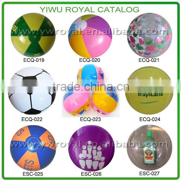 Lovely Dophin Inside Clear Beach Small PVC Inflatable Ball