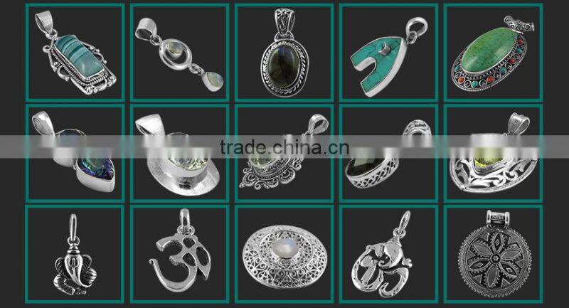 Devotional !! Oxidized 925 Sterling Silver Pendant, Silver Jewellery, Silver Jewellery Wholesaler