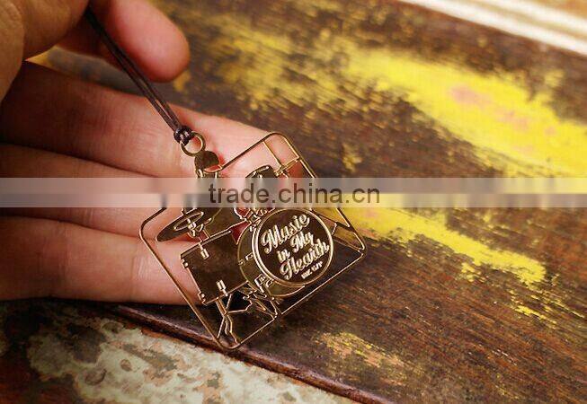 new arrivals lovely free printable inapiration creative metal music instrument shape korean bookmark for books