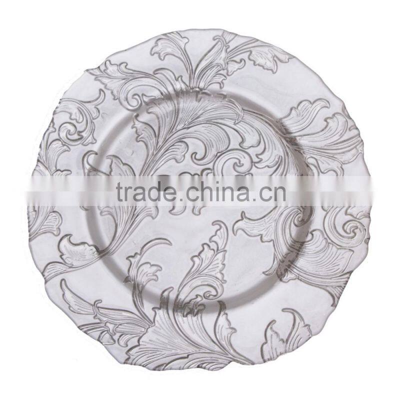 Samyo antique glass plate Wholesale