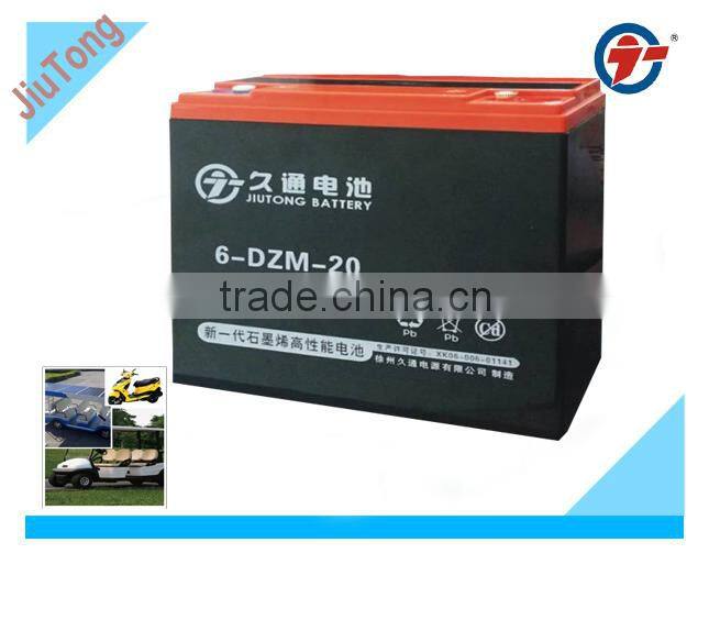 12V20AH gel deep cycle rechargeable electric bike battery