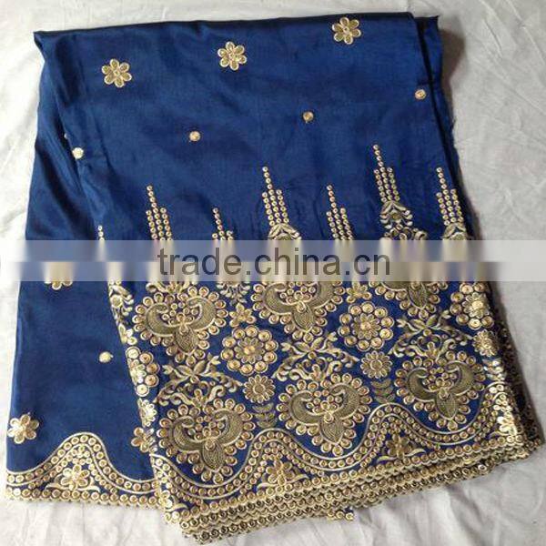 Ready goods white raw silk george