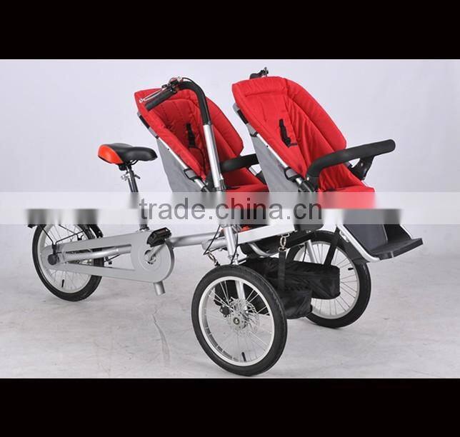 2016 New Design factory wholesale foldable Baby stroller/ Mult functional aluminium frame elegant baby stroller