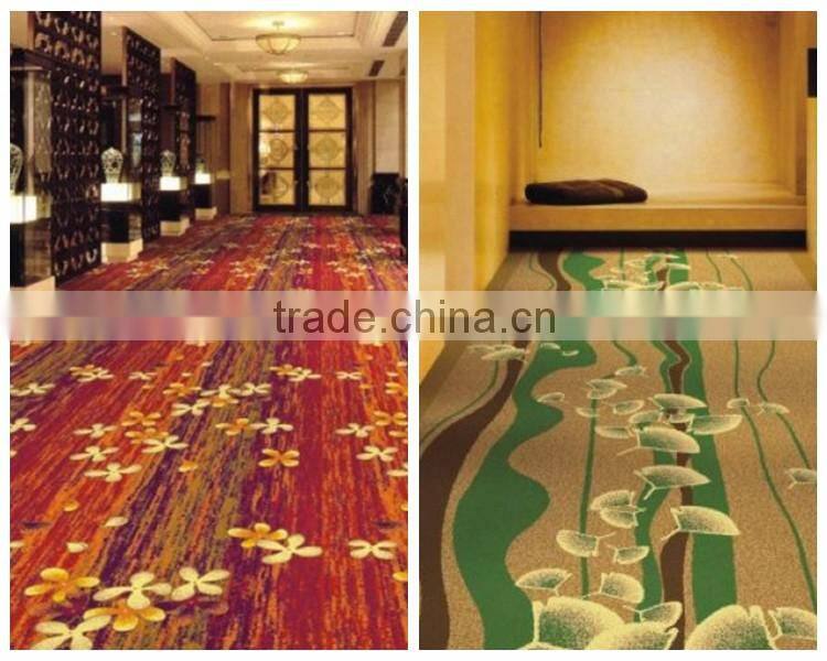 Polyester Machine Made Woven Wilton Carpet