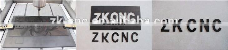 6090 CNC Small 4 Axis With 3.0Kw Water Coolant Spindle Step Driving System 600*900*150mm ZK-6090