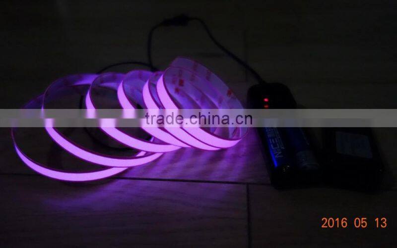 AC110V-240V Sound control Inverter lighting decoration Blue 1500mmX10mm EL tape