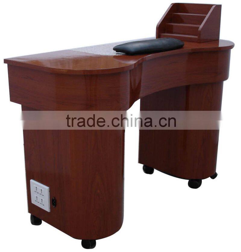 Wholesale glass manicure table for nail salon use