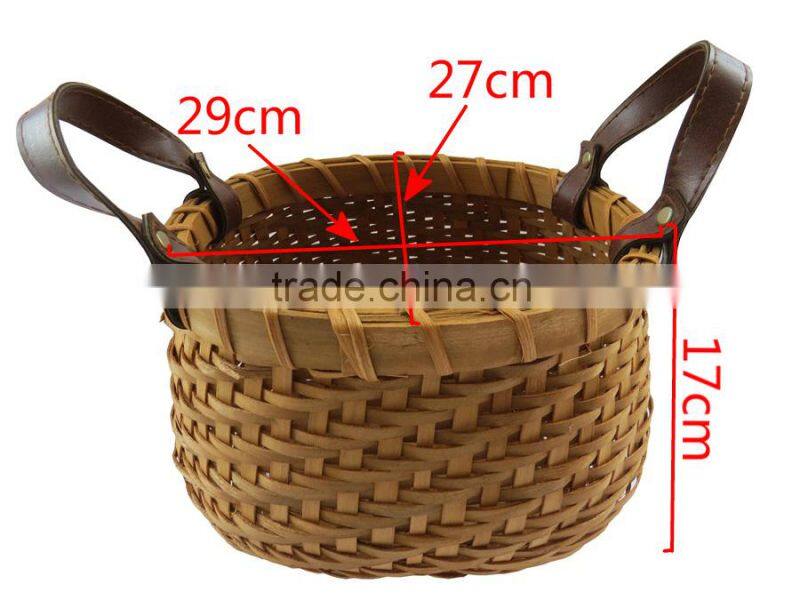 A set of special wood household essential basket