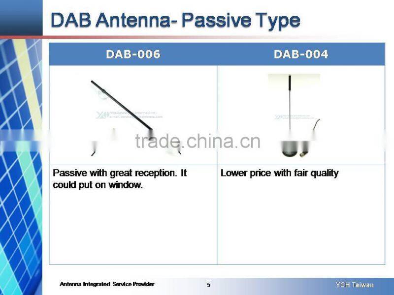 Automotive DAB film car film dab film antenna