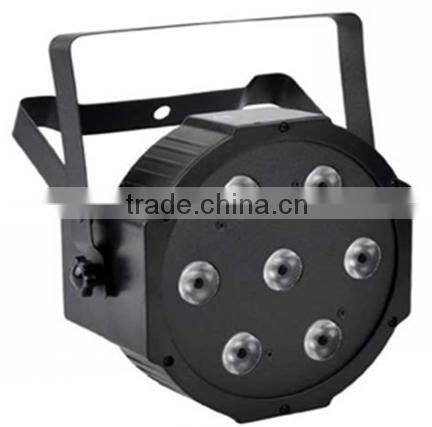 High Quality Powerful 7*10w RGBW 4 IN 1 Full Color Led Mini Flat Par Light For Stage Effect