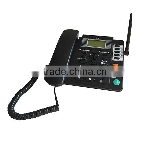 Hot sale Power Supply Wireless fixed phone with sim card slot