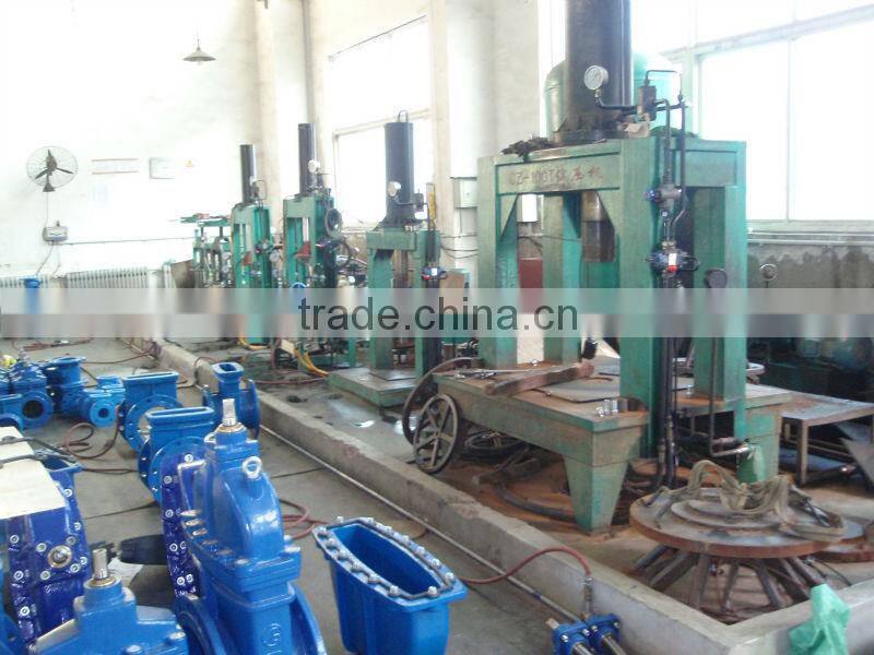 DIN3352 F4/F5 flanged end resilient seat non-rising stem gate valves PN16