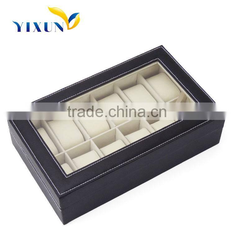 Personalized 10 grids watch gift box for men
