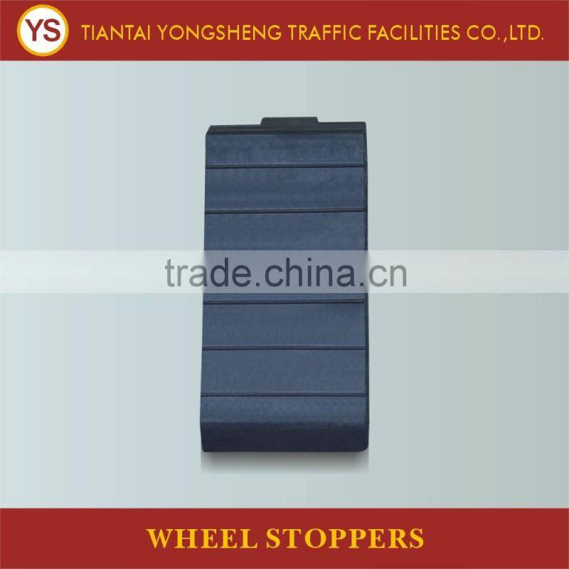 Heavy duty rubber bumper wheel chocks with Handle