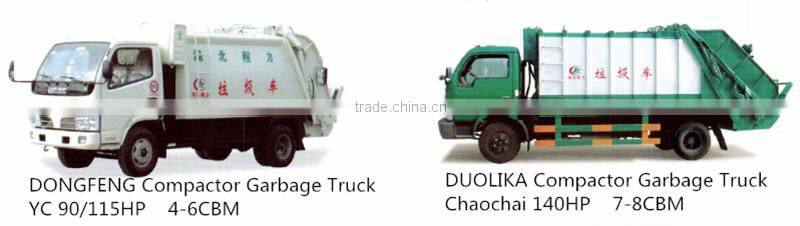 15TON FAW Compactor Garbage Truck 8CBM garbage truck 4X2 FAW waste compression truck
