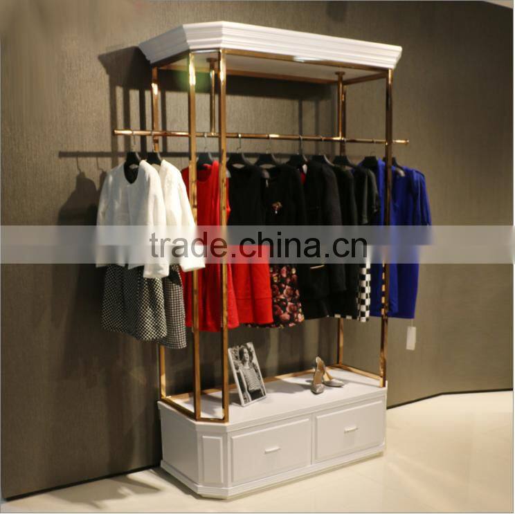 cloth shelves display racks wood cloth store fixture
