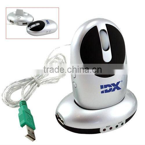 Mini Optical Mouse with Retractable Cord