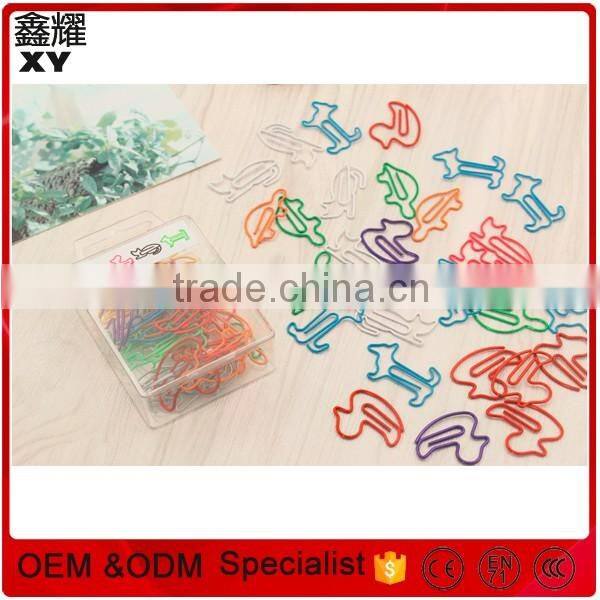 The 12 Chinese zodiac shapes animals design metal paper clips