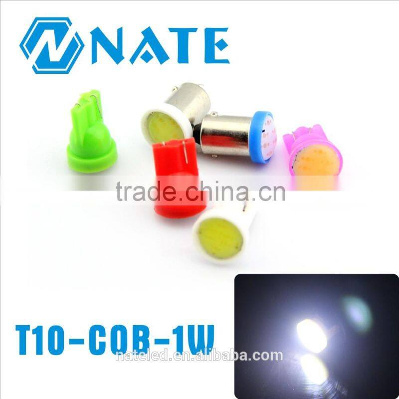 High quality car led light 12V 1W Led Bulb T10 Cob T5 T11 T15