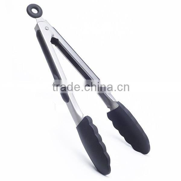 High Quality FDA Standard BPA Free Silicone Tong/ Silicone Food Serving Tong