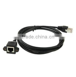 RJ45 Panel Mount Cable Male to Female