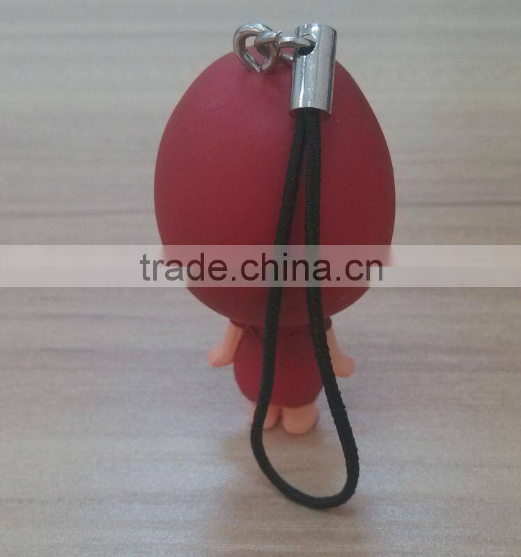 Custom designed plastic figures with hang loop