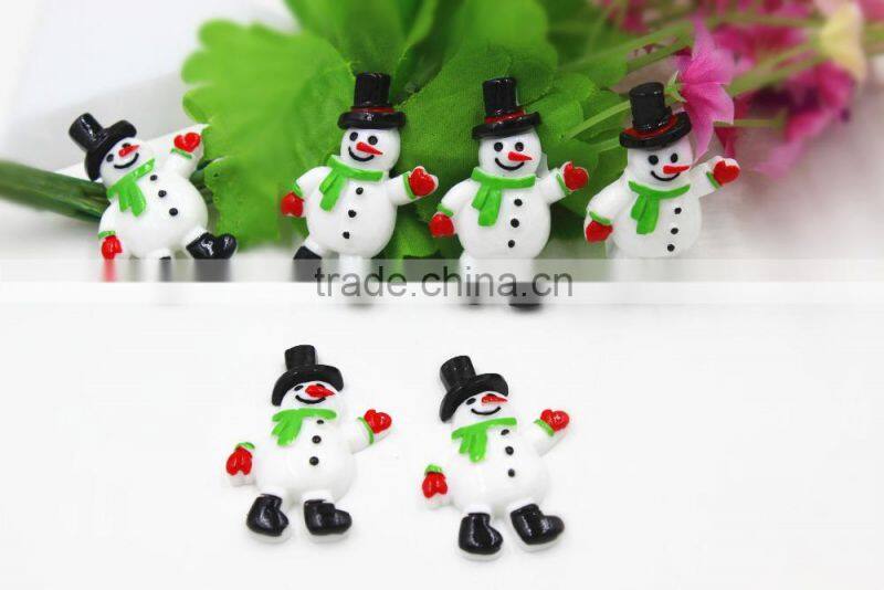 New arrival resin Christmas pine boughs resin hair bow resin cabochons flatback resin DIY resin for kids hair phone accessaries