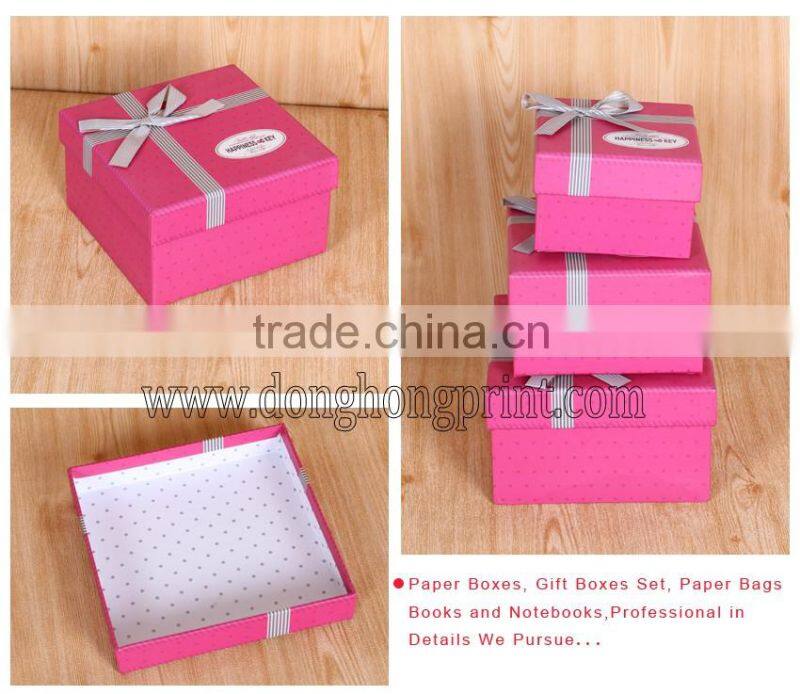Handmade promotional square chocolate boxes luxury