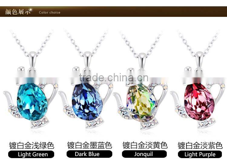 2014 Summer fashionable necklace crystal made with crystal 10682