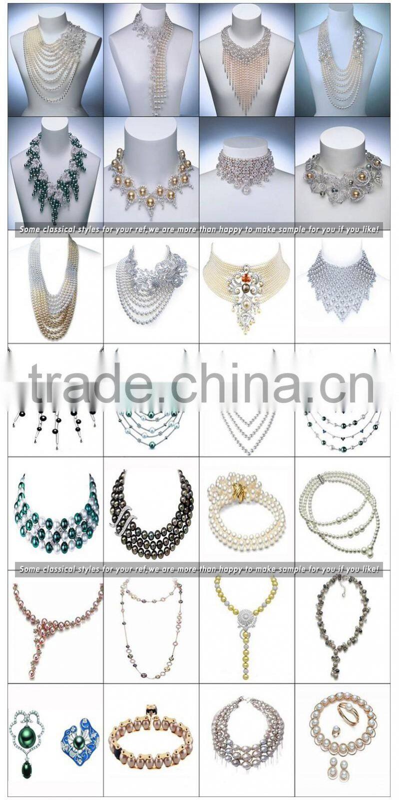 2016 new design pearl finger ring